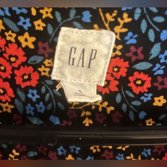 GAP Floral Faux Wrap Dress 1970’s Inspired Floral Print Size Small - Picture 2 of 7